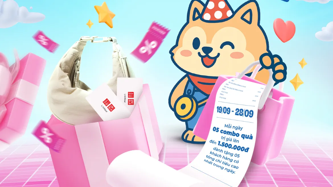 MUA SẮM HĂNG SAY – X10 QUÀ TẶNG
