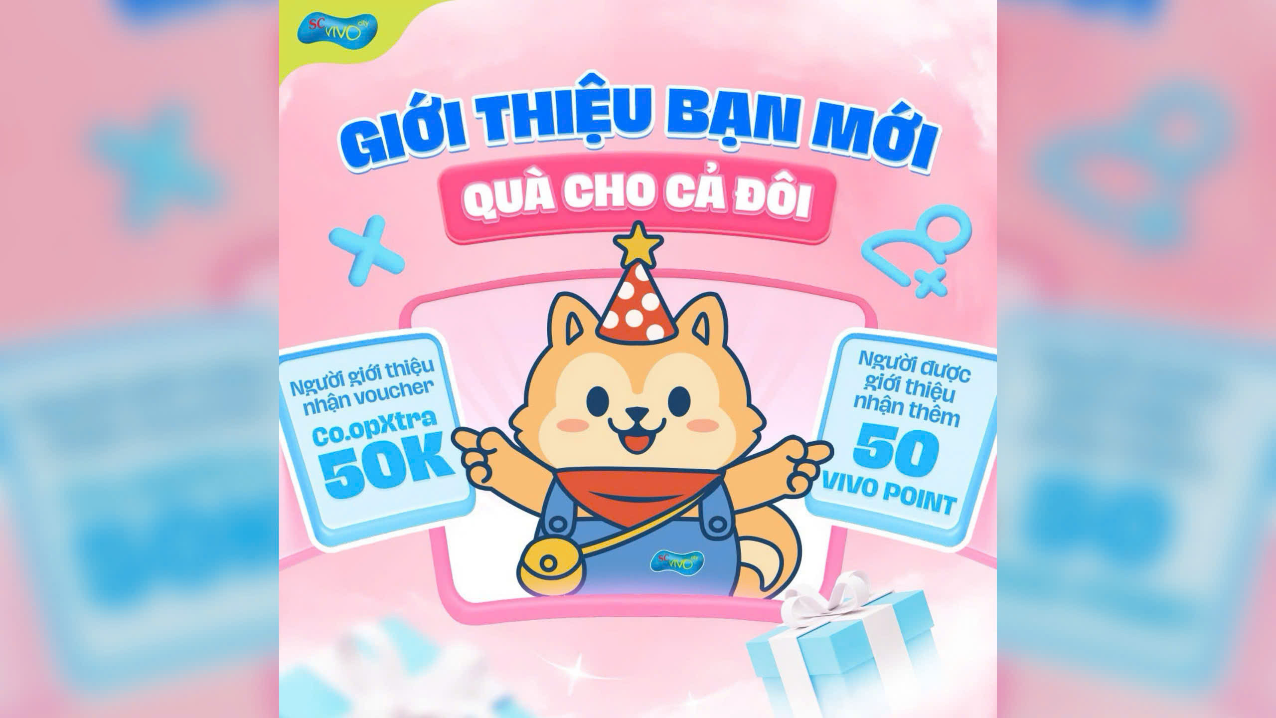 SC VivoCity REWARDS+ GIỚI THIỆU BẠN MỚI – QUÀ CHO CẢ ĐÔI