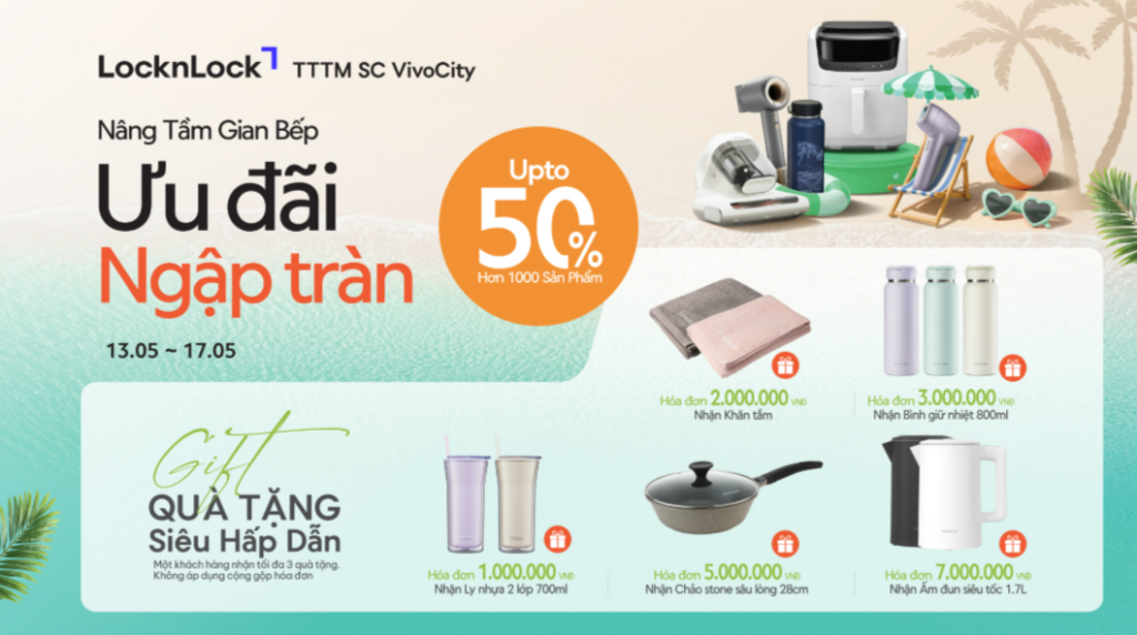 POP-UP LOCKNLOCK CỰC HOT TẠI SC VIVOCITY