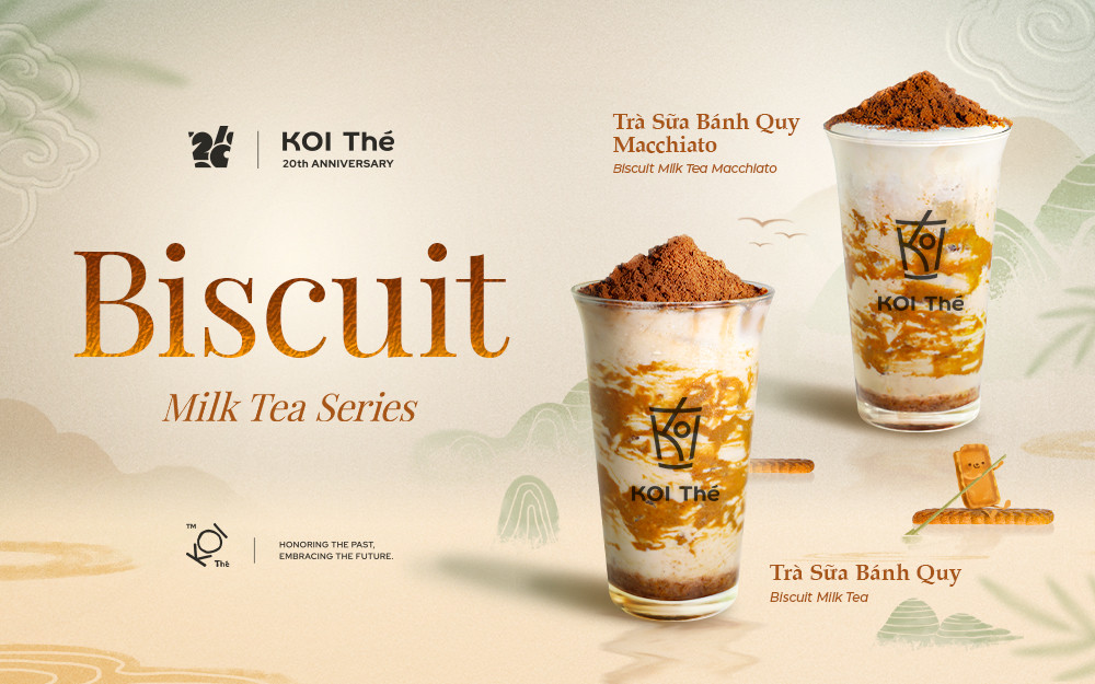 KOI Thé | RA MẮT BISCUIT MILK TEA SERIES